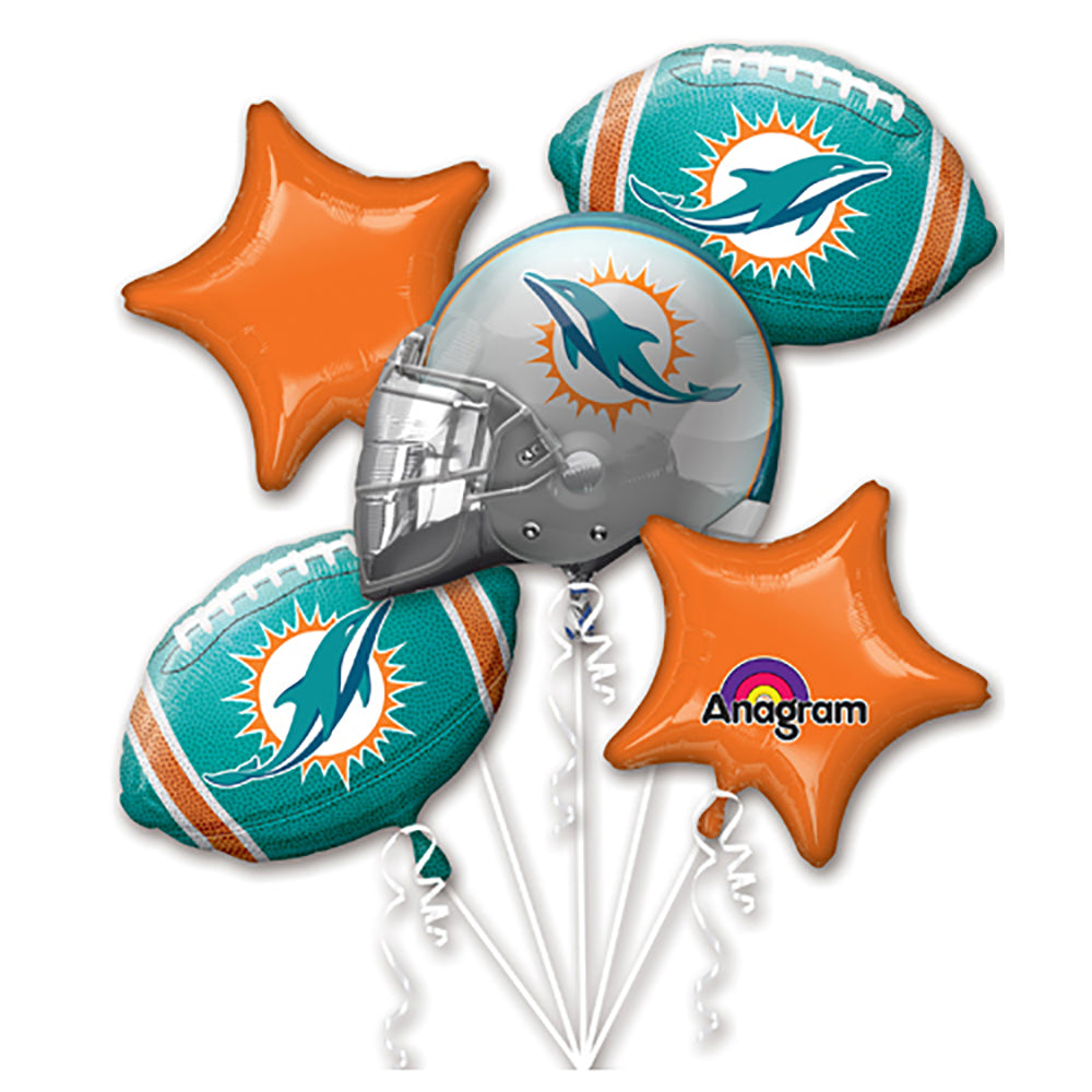 Anagram Miami Dolphins NFL Football Party Balloon Bouquet 