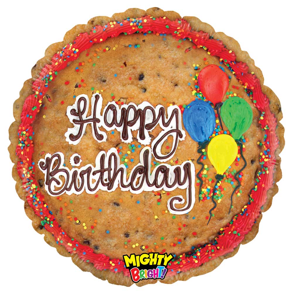 21 inch Betallic Mighty Pic Cookie Cake Foil Balloon - 14365