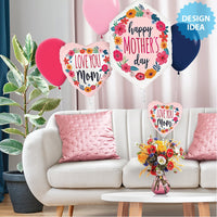 Betallic 30 inch SATIN MOTHER'S DAY BLOSSOMS Foil Balloon 25170-B-P
