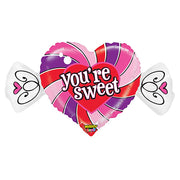 Betallic 37 inch MIGHTY SWEET CANDY Foil Balloon 85861P-B-P