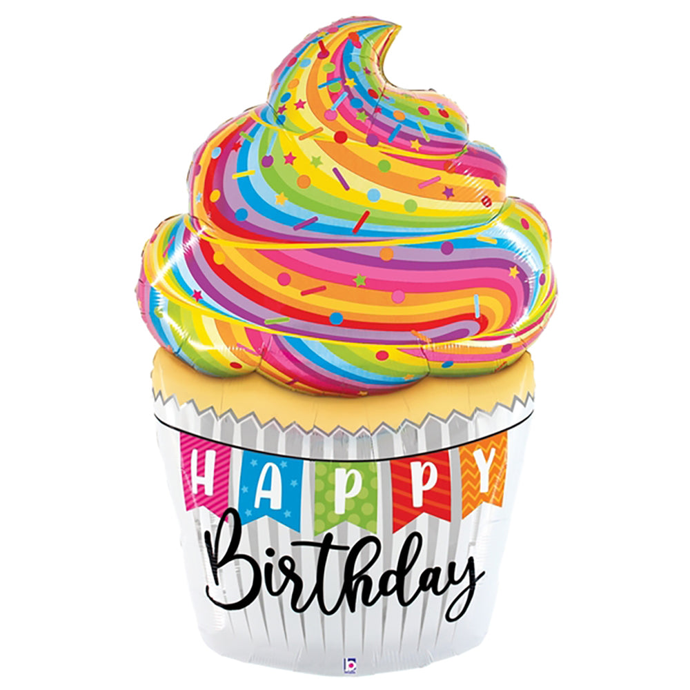 happy birthday cupcake clip art