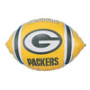 Classic 18 inch NFL GREEN BAY PACKERS FOOTBALL Foil Balloon 88848-C-U