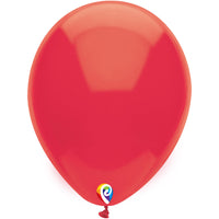 Funsational 7 inch FUNSATIONAL RED Latex Balloons 21376-F