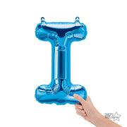 Northstar 16 inch LETTER I - NORTHSTAR - BLUE (AIR-FILL ONLY) Foil Balloon 00539-01-N-P