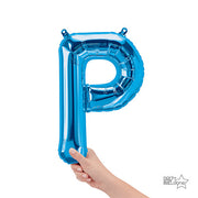 Northstar 16 inch LETTER P - NORTHSTAR - BLUE (AIR-FILL ONLY) Foil Balloon 00546-01-N-P
