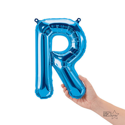 Northstar 16 inch LETTER R - NORTHSTAR - BLUE (AIR-FILL ONLY) Foil Balloon 00548-01-N-P