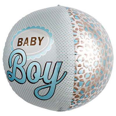 Northstar 17 inch SPHERE - BABY BOY Foil Balloon 01027-01-N-P