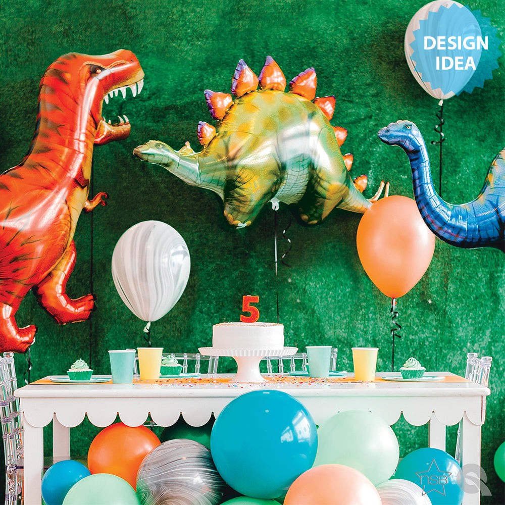 The Dinosaur 18inch foil Balloon Helium kids Birthday Party fun