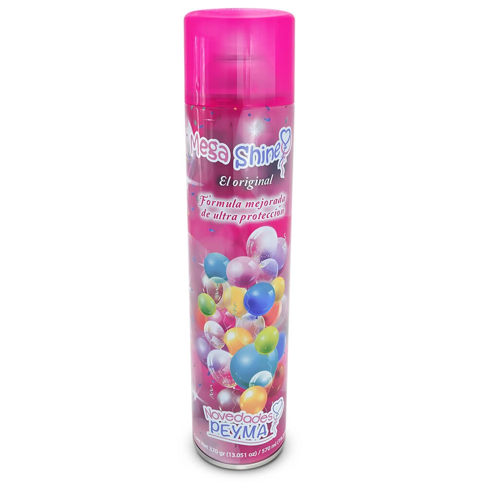 Mega Shine 13 oz Aersol Spray - Balloon Shining Solution