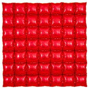 Oaktree 36 inch WAFFLE PANEL - RED Foil Balloon 609310-O-P