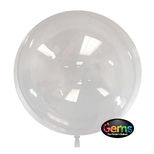 Ballon Transparent Cristal et Confettis 2