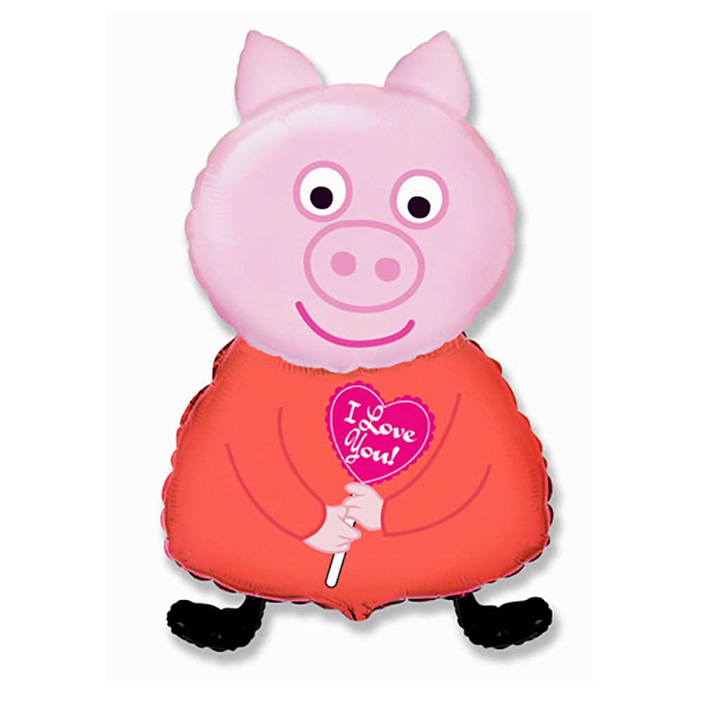 Party Brands 32 inch PINK PIG Foil Balloon LAB311-FM