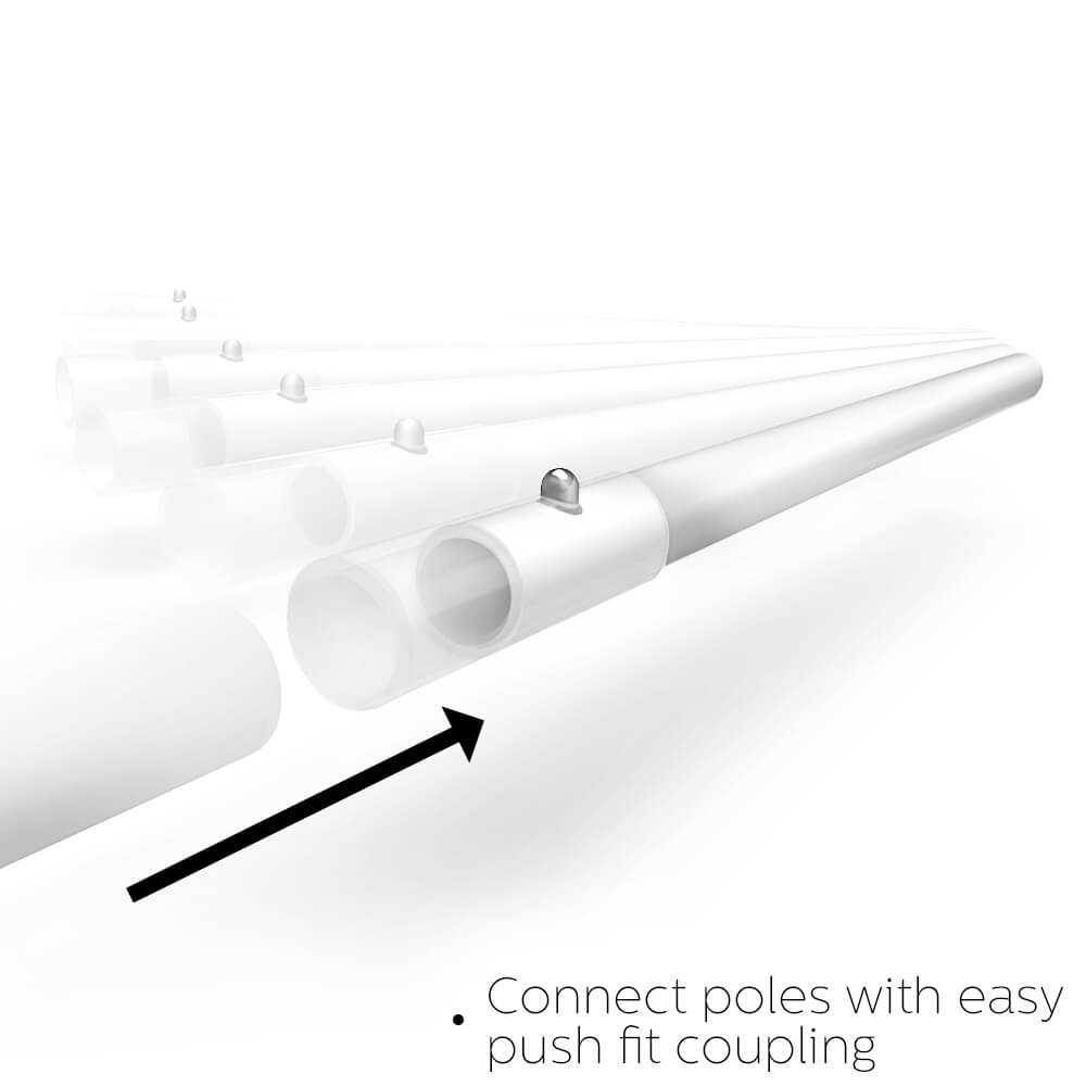 BALLOON ARCH FRAME POLES SET