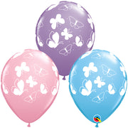 Qualatex 11 inch BEAUTIFUL BUTTERFLIES Latex Balloons 28957-Q