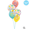 Qualatex 11 inch COLORFUL SMILE Latex Balloons