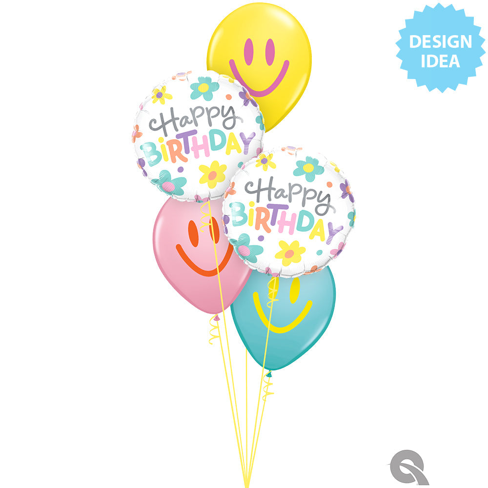 Party Supplie - Limics24 - Pièces Ballons Latex Série Émotion Fête Couleurs  Assorties Ballon Mignon Smiley 118