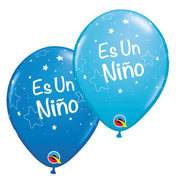 Qualatex 11 inch ES UN NINO LIL' STARS Latex Balloons 43404-Q
