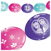 Qualatex 12 inch PARTY BANNER - FROZEN (10 PK) Latex Balloons 11221-PP