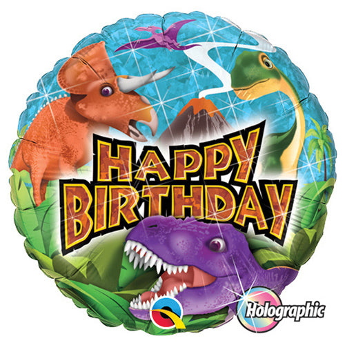 The Dinosaur 18inch foil Balloon Helium kids Birthday Party fun