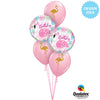 Qualatex 18 inch BIRTHDAY PINK FLAMINGO Foil Balloon 57272-Q-U