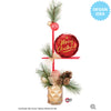 Qualatex 18 inch CHRISTMAS GOLD SCRIPT RED Foil Balloon 89844-Q-U