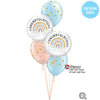 Qualatex 18 inch CONGRATULATIONS BOHO RAINBOW Foil Balloon