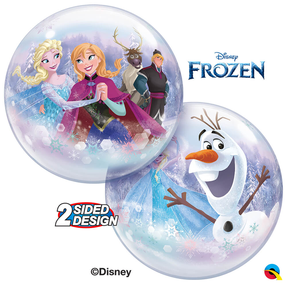 22 Inch Qualatex Bubble Disney Frozen Characters Bubble Balloon 23281