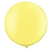 Qualatex 30 inch QUALATEX PEARL LEMON CHIFFON Latex Balloons 38485-Q