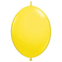 Qualatex 6 inch QUICKLINK - YELLOW Latex Balloons 90174-Q