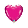 Qualatex 9 inch HEART - MAGENTA (AIR-FILL ONLY) Foil Balloon 99342-Q-U