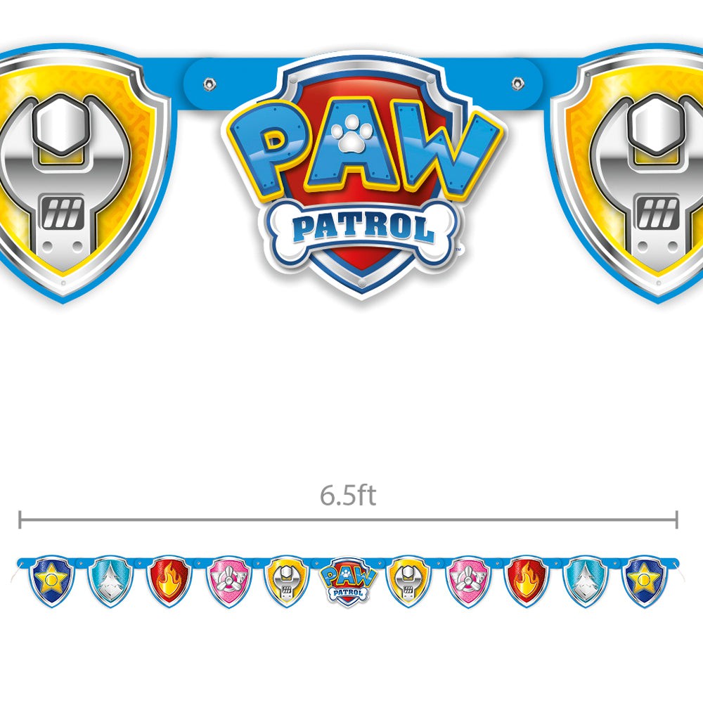 paw patrol badge happy birthday