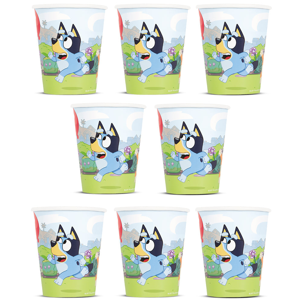 Bluey 9oz Paper Cups, 8ct
