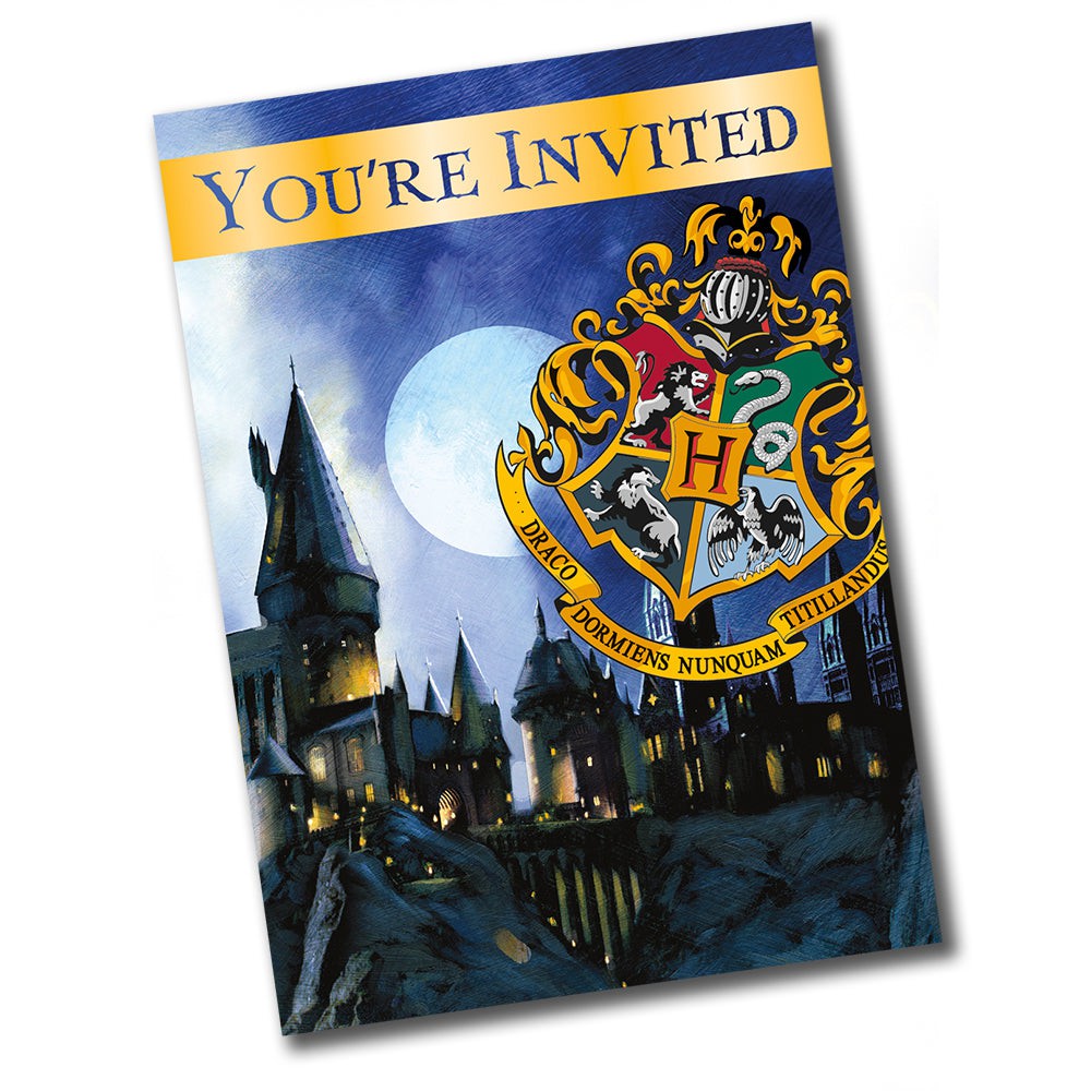 Harry Potter Birthday Party Invitations, 8-pk