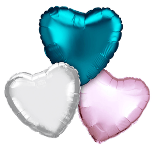 17-18 inch Hearts - Solid Color Balloons - LA Balloons