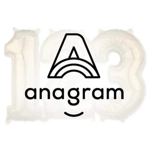 26 inch Anagram Number Balloons - LA Balloons