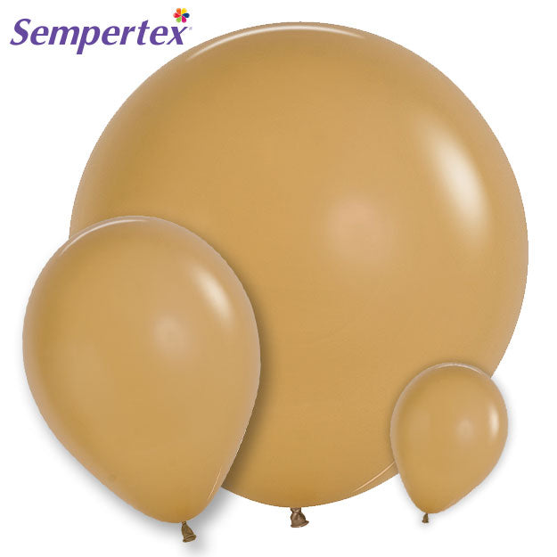 36 Inch Sempertex Deluxe Latte Latex Balloons 56428