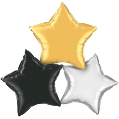 20 inch Stars Solid Colors Balloons