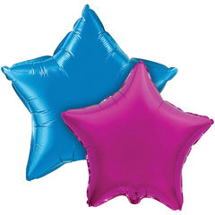 36 inch & 36 inch Stars - Solid Color Balloons
