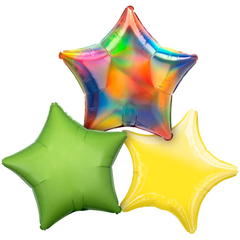 19 inch Stars Solid Colors Balloons