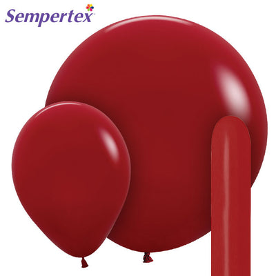 Sempertex Deluxe Imperial Red Balloons