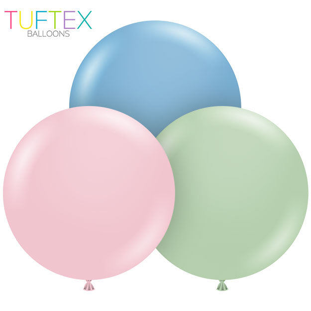 24 Inch Tuftex Georgia Blue Latex Balloons 24063