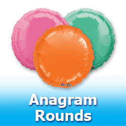 Anagram Circle Foil Balloons - LA Balloons