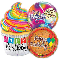 Happy Birthday - Food Related Balloons