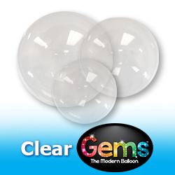 Crystal Clear GEMS Balloons