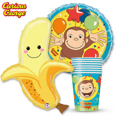 Curious George Balloons & Partyware