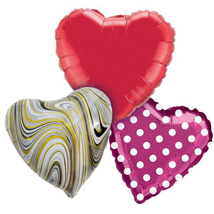 Foil Heart Balloons - LA Balloons