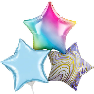 Foil Star Balloons - LA Balloons