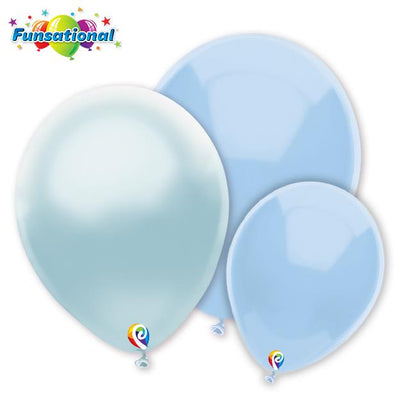 Funsational Light Blue Latex Balloon Options