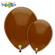 Funsational Cocoa Brown Latex Balloon Options