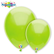 6 Inch Geo Blossom Fashion Lime Green Balloon Qualatex 50ct